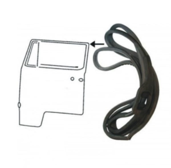 Türdichtung links rechts Türdichtungen VW Bus T2 68-79 Bulli Dichtung Tür 211831721D 211831722D